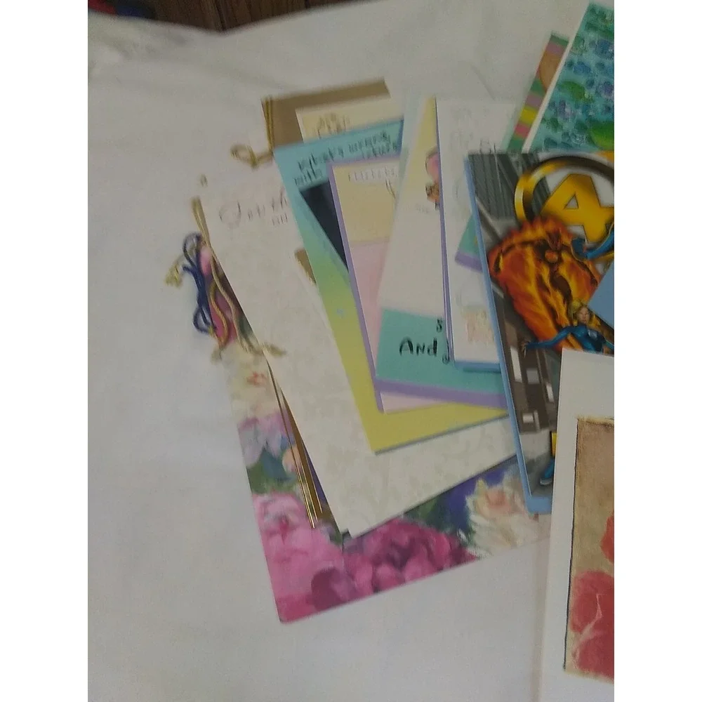 Assorted greeting cards